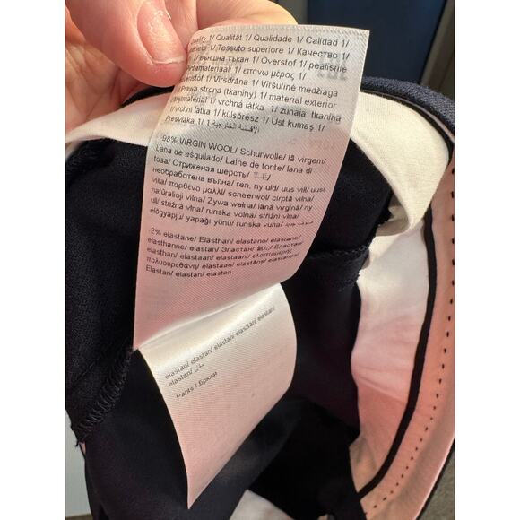 Escada Sport NWT Virgin Wool Pants in Navy Size 38 or US 8 - Picture 7 of 8